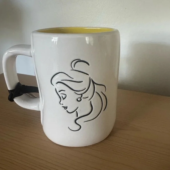 Rae Dunn Beauty and the Beast Mug - with beauty on the back - Picture 3 of 5